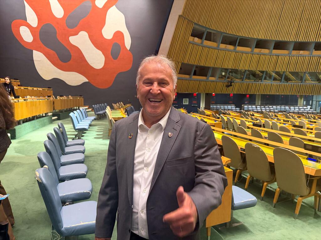 Former Brazilian football star player and coach Zico at the United Nations Headquarters in New York.
